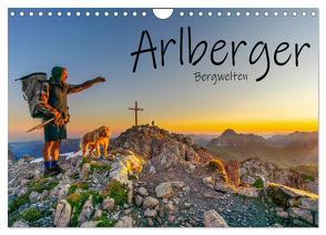 Arlberger Bergwelten (Wandkalender 2024 DIN A4 quer), CALVENDO Monatskalender von Männel,  Ulrich