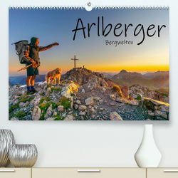 Arlberger BergweltenAT-Version (Premium, hochwertiger DIN A2 Wandkalender 2023, Kunstdruck in Hochglanz) von Männel,  Ulrich