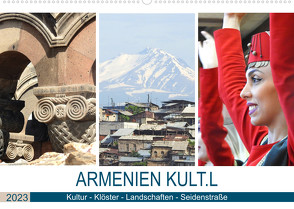 Armenien KULT.L – Kultur – Klöster – Landschaften – Seidenstraße (Wandkalender 2023 DIN A2 quer) von Vier,  Bettina