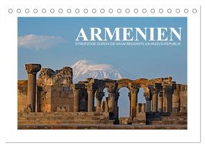 Armenien – Streifzüge durch die kaum bekannte Kaukasus-Republik (Tischkalender 2024 DIN A5 quer), CALVENDO Monatskalender von Hallweger,  Christian