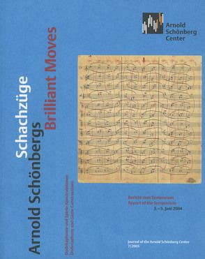 Arnold Schönbergs Schachzüge – Dodekaphonie und Spiele und Konstruktionen von Meyer,  Christian