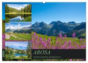 Arosa – Atemberaubende Bergkulissen (Wandkalender 2024 DIN A2 quer), CALVENDO Monatskalender von KellmannArt,  KellmannArt