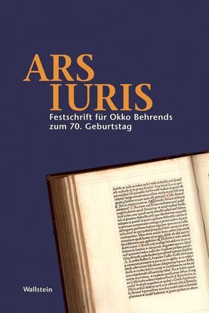 Ars Iuris von Avenarius,  Martin, Meyer-Pritzl,  Rudolf, Möller,  Cosima