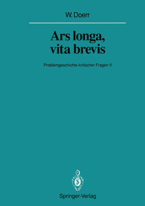 Ars longa, vita brevis von Doerr,  Wilhelm