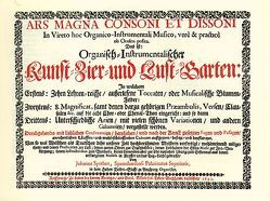 Ars magna consoni et dissoni von Frieberger,  Rupert G, Speth,  Johann