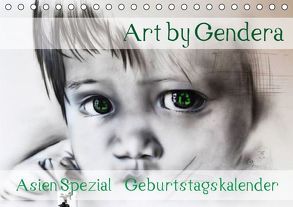 Art by Gendera – Asien Spezial Geburtstagskalender (Tischkalender immerwährend DIN A5 quer) von Gendera,  Stefanie