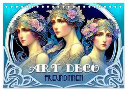 Art Deco Freundinnen (Tischkalender 2024 DIN A5 quer), CALVENDO Monatskalender von glandarius,  Garrulus