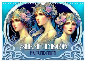 Art Deco Freundinnen (Wandkalender 2024 DIN A4 quer), CALVENDO Monatskalender von glandarius,  Garrulus