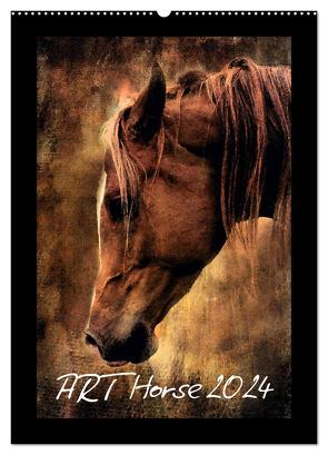 Art Horse 2024 (Wandkalender 2024 DIN A2 hoch), CALVENDO Monatskalender von Peters,  Sabine