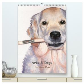 Arts & Dogs (hochwertiger Premium Wandkalender 2024 DIN A2 hoch), Kunstdruck in Hochglanz von Zeug,  Nicole