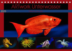 Artwork Unterwasser – Erlebnis Tauchen (Tischkalender 2023 DIN A5 quer) von Gödecke,  Dieter