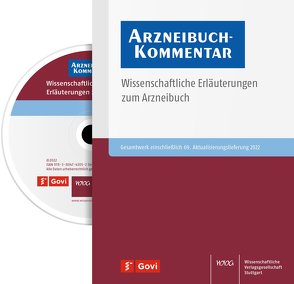 Arzneibuch-Kommentar DVD/Online VOL 69 von Bracher,  Franz, Heisig,  Peter, Langguth,  Peter, Mutschler,  Ernst, Schirmeister,  Tanja, Scriba,  Gerhard K. E., Stahl-Biskup,  Elisabeth, Troschütz,  Reinhard