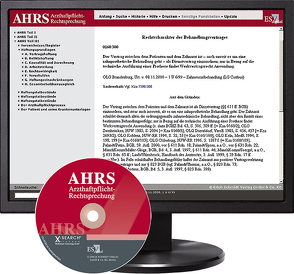 Arzthaftpflicht-Rechtsprechung digital / Arzthaftpflicht-Rechtsprechung III – bei Kombibezug Print und CD-ROM von Ankermann,  Ernst, Kullmann,  Hans Josef, Ohlsberg,  Eva