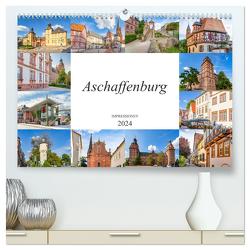 Aschaffenburg Impressionen (hochwertiger Premium Wandkalender 2024 DIN A2 quer), Kunstdruck in Hochglanz von Meutzner,  Dirk
