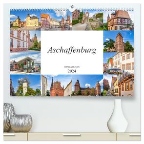 Aschaffenburg Impressionen (hochwertiger Premium Wandkalender 2024 DIN A2 quer), Kunstdruck in Hochglanz von Meutzner,  Dirk