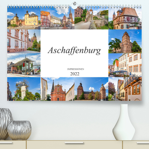Aschaffenburg Impressionen (Premium, hochwertiger DIN A2 Wandkalender 2022, Kunstdruck in Hochglanz) von Meutzner,  Dirk
