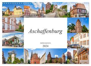 Aschaffenburg Impressionen (Wandkalender 2024 DIN A3 quer), CALVENDO Monatskalender von Meutzner,  Dirk