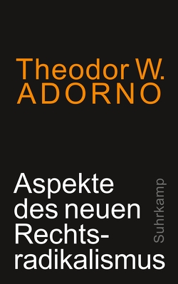 Aspekte des neuen Rechtsradikalismus von Adorno,  Theodor W., Weiß,  Volker