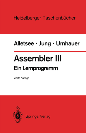 Assembler III von Alletsee,  Rainer, Jung,  Horst, Umhauer,  Gerd F., Zuse,  Konrad