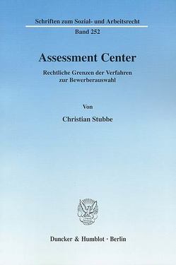 Assessment Center. von Stubbe,  Christian
