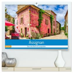 Assignan – Das rote Dorf im Languedoc (hochwertiger Premium Wandkalender 2024 DIN A2 quer), Kunstdruck in Hochglanz von Bartruff,  Thomas