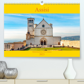 Assisi – Mittelalterliches Herz Italiens (Premium, hochwertiger DIN A2 Wandkalender 2023, Kunstdruck in Hochglanz) von Tortora,  Alessandro