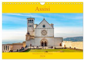 Assisi – Mittelalterliches Herz Italiens (Wandkalender 2024 DIN A4 quer), CALVENDO Monatskalender von Tortora,  Alessandro