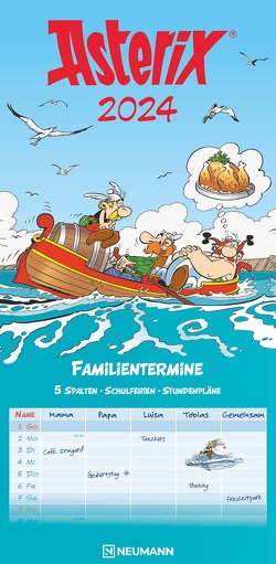 Asterix 2024 Familienplaner – Familien-Timer – Termin-Planer – Kids – Kinder-Kalender – Familien-Kalender – 22×45 von Uderzo,  Albert
