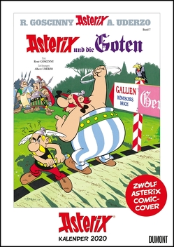 Asterix-Comiccover-Kalender 2020 – Wandkalender – Format 29,7 x 42,0 cm von DUMONT Kalenderverlag, Uderzo,  Albert