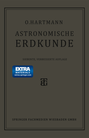 Astronomische Erdkunde von Hartmann,  Prof. Otto