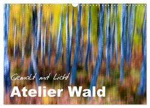 Atelier Wald – gemalt mit Licht (Wandkalender 2024 DIN A3 quer), CALVENDO Monatskalender von BÖHME,  Ferry