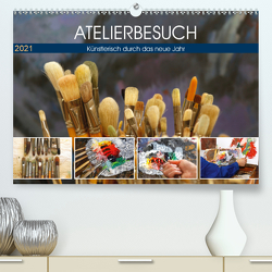 Atelierbesuch (Premium, hochwertiger DIN A2 Wandkalender 2021, Kunstdruck in Hochglanz) von Jäger,  Anette/Thomas