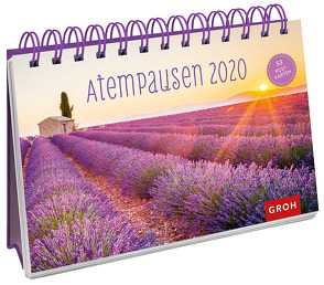 Atempausen 2020: Postkarten-Kalender mit separatem Wochenkalendarium von Groh Redaktionsteam