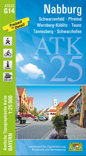 ATK25-G14 Nabburg (Amtliche Topographische Karte 1:25000)
