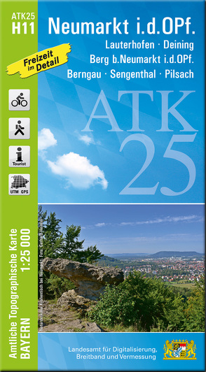 ATK25-H11 Neumarkt i.d.OPf. (Amtliche Topographische Karte 1:25000) von Landesamt für Digitalisierung,  Breitband und Vermessung,  Bayern