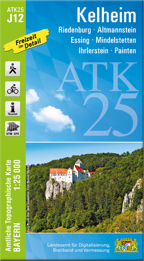 ATK25-J12 Kelheim (Amtliche Topographische Karte 1:25000)