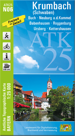 ATK25-N06 Krumbach (Schwaben) (Amtliche Topographische Karte 1:25000)