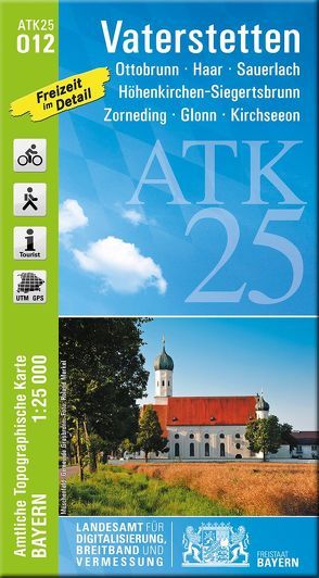 ATK25-O12 Vaterstetten (Amtliche Topographische Karte 1:25000) von Landesamt für Digitalisierung,  Breitband und Vermessung,  Bayern