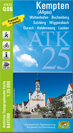 ATK25-Q06 Kempten (Allgäu) (Amtliche Topographische Karte 1:25000)