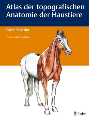 Atlas der topografischen Anatomie der Haustiere von Peter Popesko