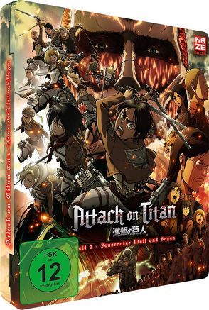 Attack on Titan – Anime Movie Teil 1: Feuerroter Pfeil und Bogen – Steelcase Blu-ray (Limited Edition) von Araki,  Tetsuro