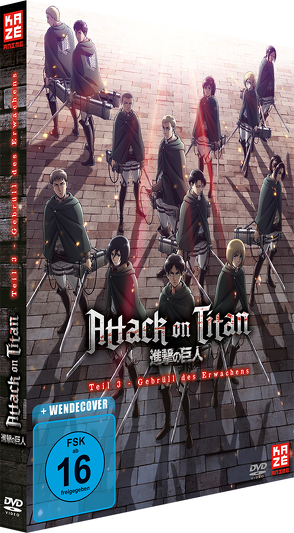 Attack on Titan – Anime Movie Teil 3: Gebrüll des Erwachens – DVD von Otsuki,  Atsushi