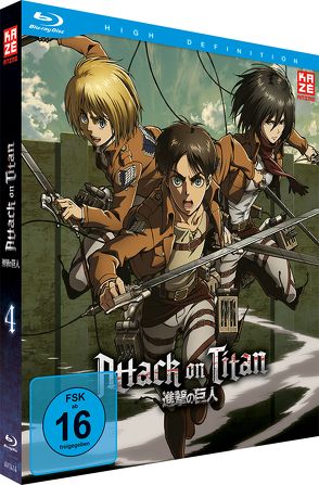 Attack on Titan – Blu-ray 4 von Araki,  Tetsuro
