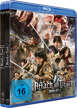 Attack on Titan – Film 1&2 – Bundle (2 Blu-rays) von Higuchi,  Shinji