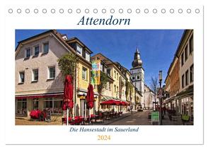Attendorn, die Hansestadt im Sauerland (Tischkalender 2024 DIN A5 quer), CALVENDO Monatskalender von Thiemann / DT-Fotografie,  Detlef