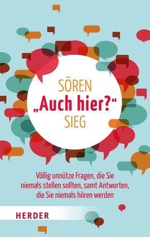 „Auch hier?“ von Sieg,  Sören