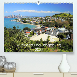 Auckland und Umgebung 2023 (Premium, hochwertiger DIN A2 Wandkalender 2023, Kunstdruck in Hochglanz) von DOT Photos Ltd.,  NZ