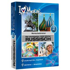 Audiotrainer Die wichtigsten 1000 Wörter Russisch A1