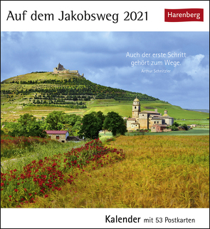 Auf dem Jakobsweg Kalender 2021 von Harenberg