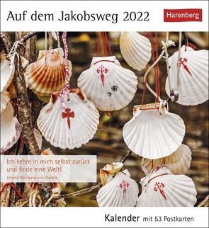 Auf dem Jakobsweg Kalender 2022 von Harenberg